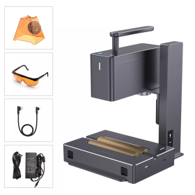 450nm Laser Engraver LaserPecker 2 Logo and Picture Printer Wood Leather Part Metal Laser Engraving Machine (Color: L2-Suit, Power: 1 Year Warranty)